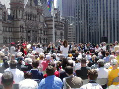 June 20, 2005. 2 Spirits Pride, Toronto Raising Song